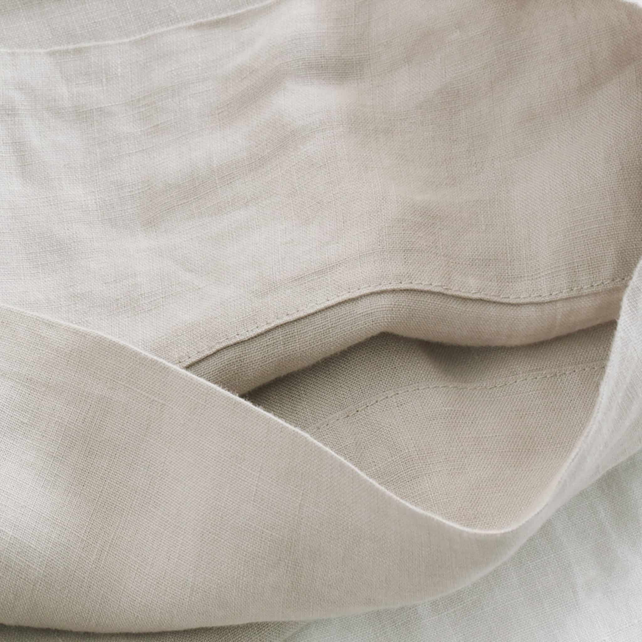 Natural Linen Flat Sheet - Linen Time