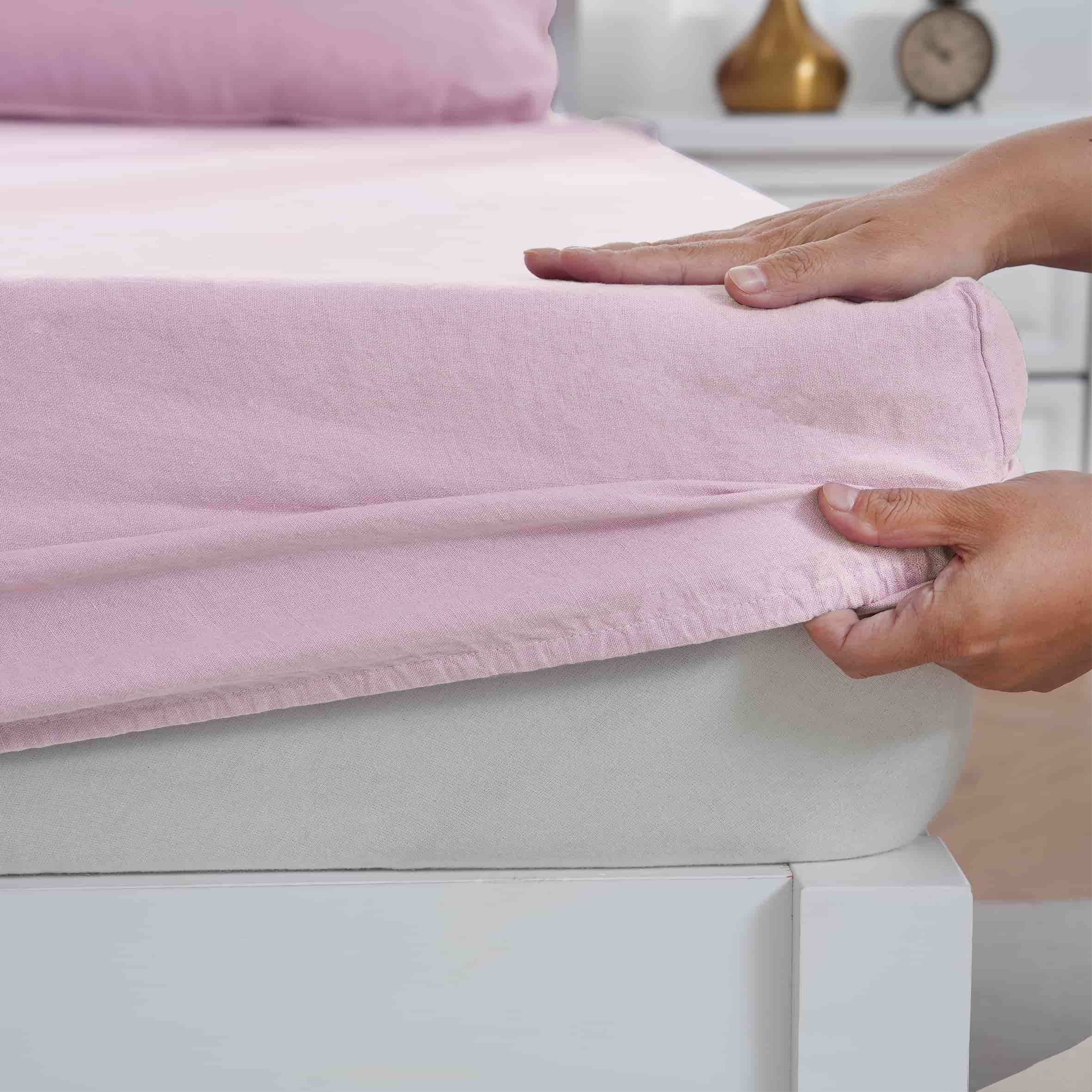 soft-pink-linen-fitted-sheet-linen-time-2