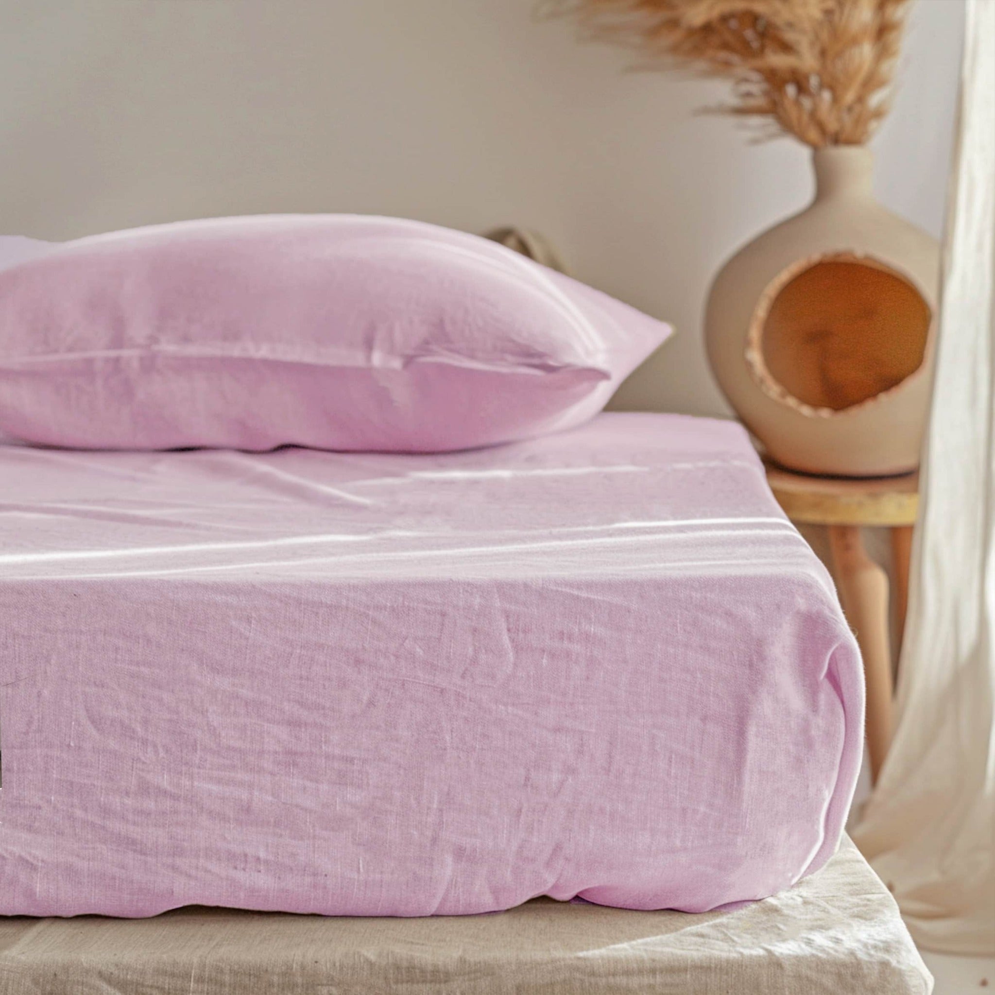 soft-pink-linen-fitted-sheet-linen-time-1