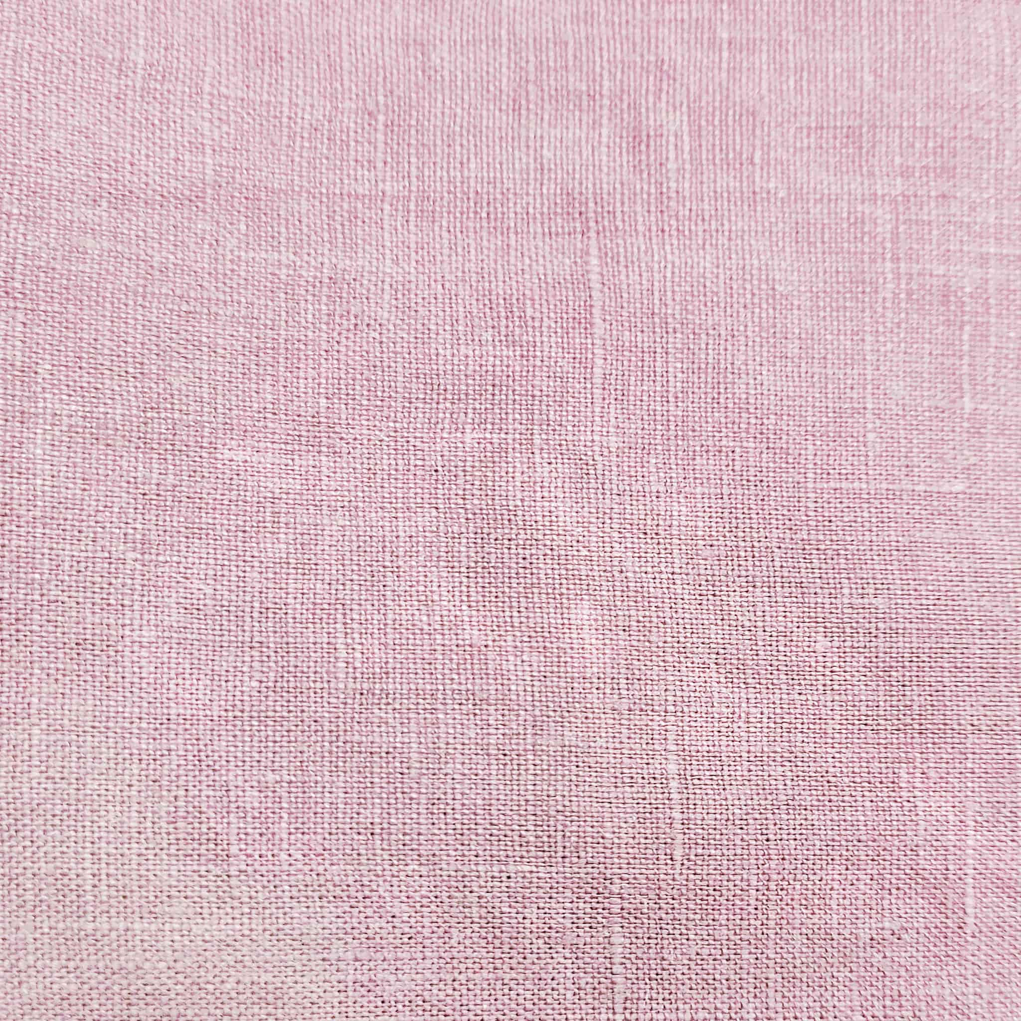 Soft Pink Linen Pillowcase Set