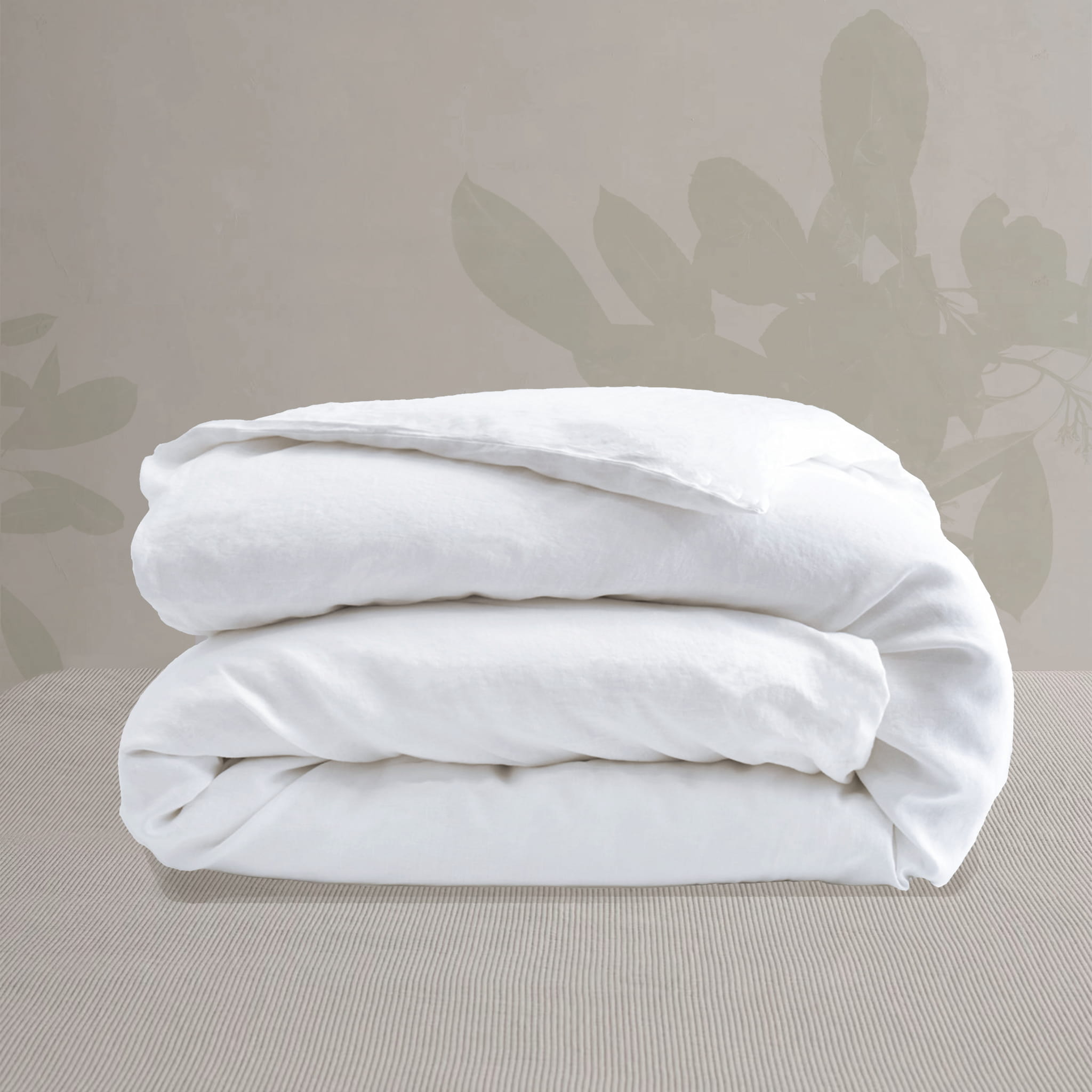 White Linen Duvet Cover - Linen Time