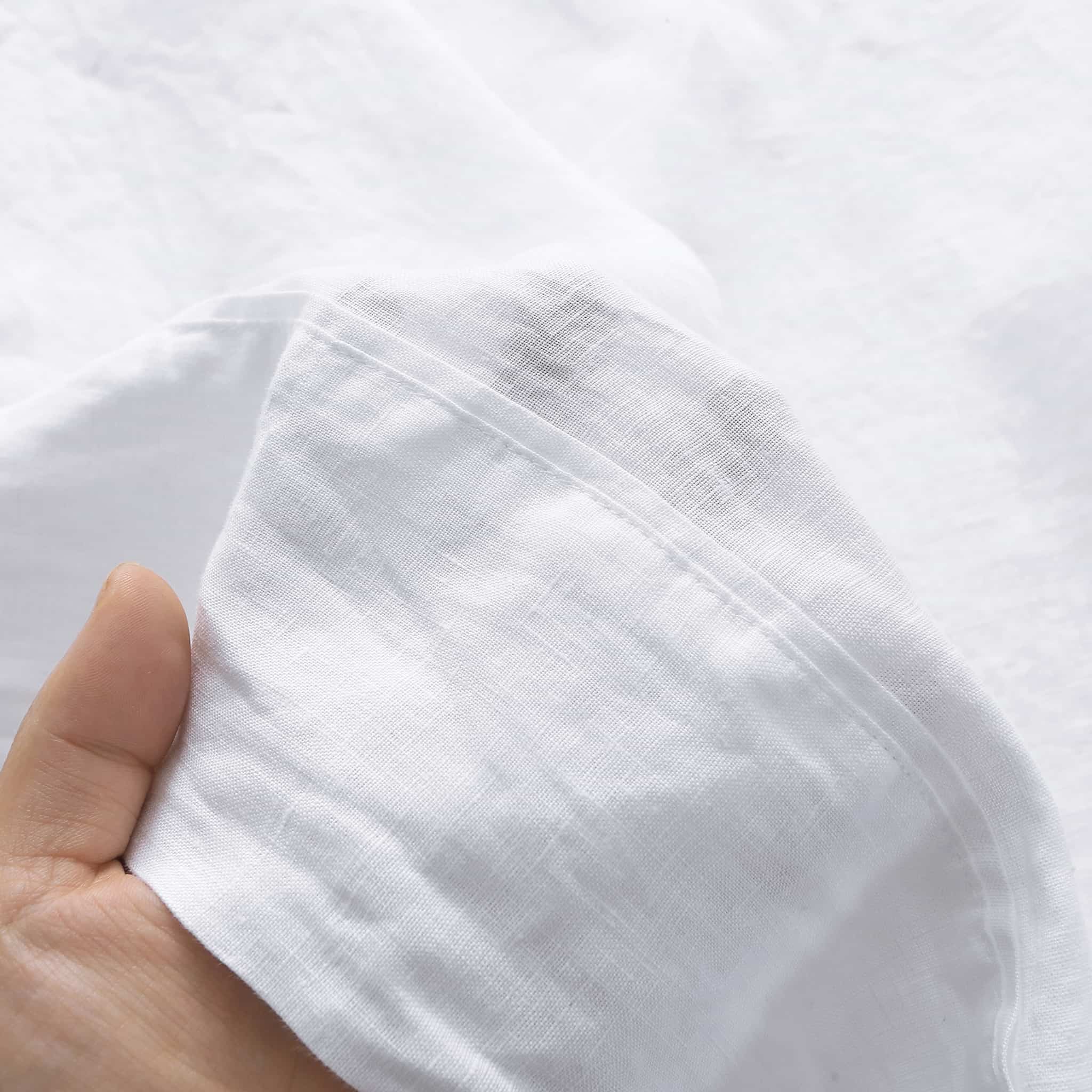 White Linen Sheet Set - Linen Time